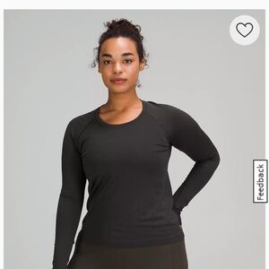 Lululemon swiftly tech long sleeve. In the colour black